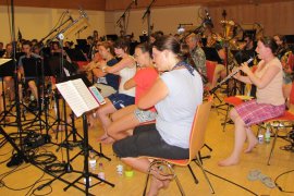 Musikverein Grafenrheinfeld SBO CD-Aufnahme 34 Grad Kulturhalle