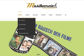 Musikverein Grafenrheinfeld neue Homepage