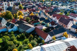 Musikverein Grafenrheinfeld Rafelder Musikanten Kirchweih Kirm 2017 Stefan Meyer Panorama Drohne