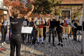 Musikverein Grafenrheinfeld JBO Youngsters Nachwuchs Orchester Jugendblasorchester Jürgen Elsen Kirchweih Grafenrheinfeld Rafeld Schweinfurt 2018 Kirm