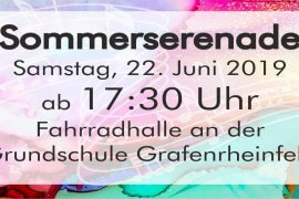 Musikverein Grafenrheinfeld Sommerserenade Serenade 2019 Fahrradhalle Grafenrheinfeld SBO Raphael Schollenberger Dirigent Saxxy Rafelder Musikanten Symphonisch Fest Schweinfurt