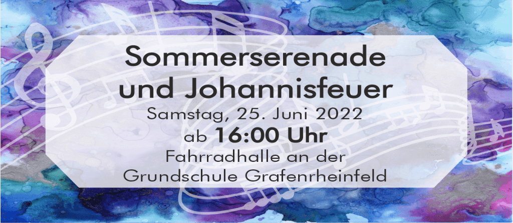 Musikverein Grafenrheinfeld Serenade Sommer Johannisfeuer Malteser