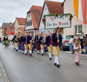 Erntedankumzug Markus Söder Grafenrheinfeld Blasmusik Marsch Danke Kirm Kirchweih