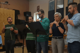 Weihnachtsfeier Weihnachten Sbo Grafenrheinfeld Rafeld Schweinfurt Musikverein Flöten Saxofrosch Dirigent