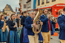 Kirchweih Grafenrheinfeld Kirm Musikverein Rafeld Blasmusik Orchester Rafelder Musikanten Dirigent